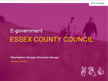 Mary Rowlatt, Strategic Information Manager