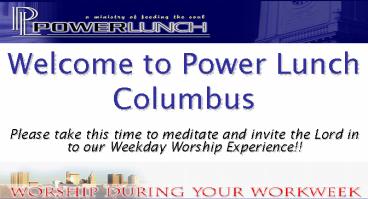 Welcome to Power Lunch Columbus