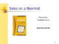 Sales on a Beermat PowerPoint PPT Presentation