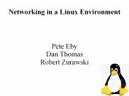 Networking in a Linux Environment