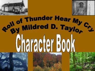 Roll of Thunder Hear My Cry