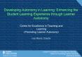 Centre for Excellence in Teaching and Learning Promoting Learner Autonomy PowerPoint PPT Presentation