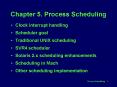 Process Scheduling  1 PowerPoint PPT Presentation