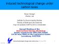 Induced technological change under carbon taxes PowerPoint PPT Presentation