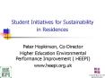 Student Initiatives for Sustainability in Residences PowerPoint PPT Presentation