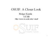 OSUIF: A Closer Look