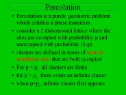 Percolation