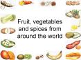Fruit, vegetables and spices from around the world PowerPoint PPT Presentation