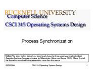 Process Synchronization