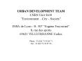 URBAN DEVELOPMENT TEAM CNRS Unit 5600 "Environment City Society" INSA de Lyon B' 307 Eugne Freyssine PowerPoint PPT Presentation