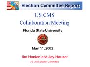 Election Committee Report