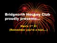 Bridgnorth Hockey Club proudly presents PowerPoint PPT Presentation