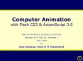 Computer Animation with Flash CS3 PowerPoint PPT Presentation