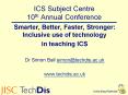 ICS Subject Centre 10th Annual Conference PowerPoint PPT Presentation