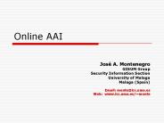 Online AAI