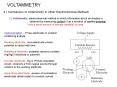 VOLTAMMETRY PowerPoint PPT Presentation