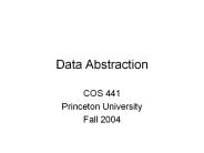 Data Abstraction