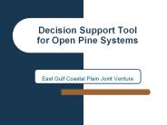 Decision Support Tool for Open Pine Systems