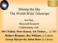 Mining the Sky The World-Wide Telescope PowerPoint PPT Presentation