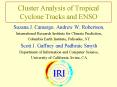Cluster Analysis of Tropical Cyclone Tracks and ENSO PowerPoint PPT Presentation