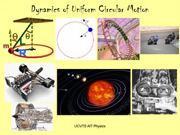 Dynamics of Uniform Circular Motion