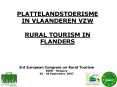 PLATTELANDSTOERISME IN VLAANDEREN VZW RURAL TOURISM IN FLANDERS PowerPoint PPT Presentation