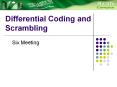 Differential Coding and Scrambling PowerPoint PPT Presentation
