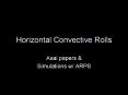 Horizontal Convective Rolls PowerPoint PPT Presentation