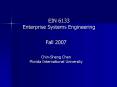 EIN 6133 Enterprise Systems Engineering PowerPoint PPT Presentation