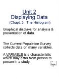 (Chapt.%203:%20The%20Histogram) PowerPoint PPT Presentation