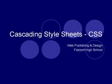 presentation player overlay