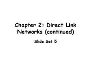 Chapter 2: Direct Link Networks (continued)