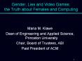 Gender, Lies and Video Games: the Truth about Females and Computing PowerPoint PPT Presentation