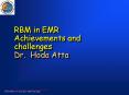 RBM in EMR Achievements and challenges Dr' Hoda Atta PowerPoint PPT Presentation