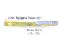 JeanJacques Rousseau PowerPoint PPT Presentation
