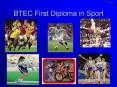 BTEC First Diploma in Sport PowerPoint PPT Presentation
