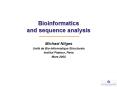 Bioinformatics and sequence analysis PowerPoint PPT Presentation