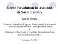 Green Revolution in Asia and its Sustainability PowerPoint PPT Presentation