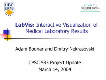 LabVis: Interactive Visualization of Medical Laboratory Results