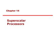 14 Superscalar Processors