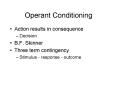 Operant Conditioning PowerPoint PPT Presentation