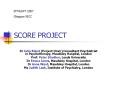 SCORE PROJECT PowerPoint PPT Presentation