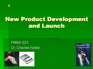 New Product Development and Launch