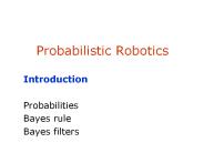 Probabilistic Robotics