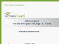 Technion Seed: Preseed Program of Large VC Funds PowerPoint PPT Presentation
