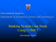 Banking System Case Study Using COMET
