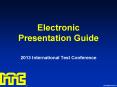Electronic Presentation Guide PowerPoint PPT Presentation