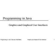 Programming in Java