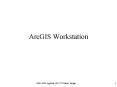 ArcGIS Workstation PowerPoint PPT Presentation