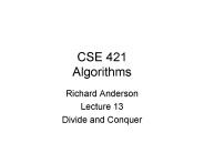 CSE 421 Algorithms